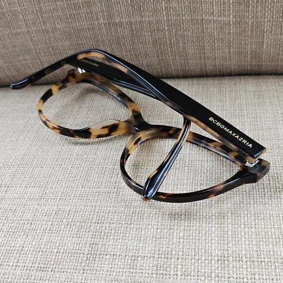 BCBGMAXAZRIA Women Eyeglasses/Sunglasses Frame Brown Tortoise YEARN 55[]16 145 - Picture 6 of 12